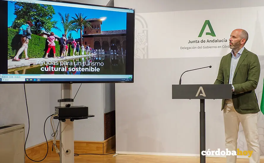 El delegado territorial de Turismo, Cultura y Deporte, Eduardo Lucena FOTO JUNTA DE ANDALUC&Iacute;A