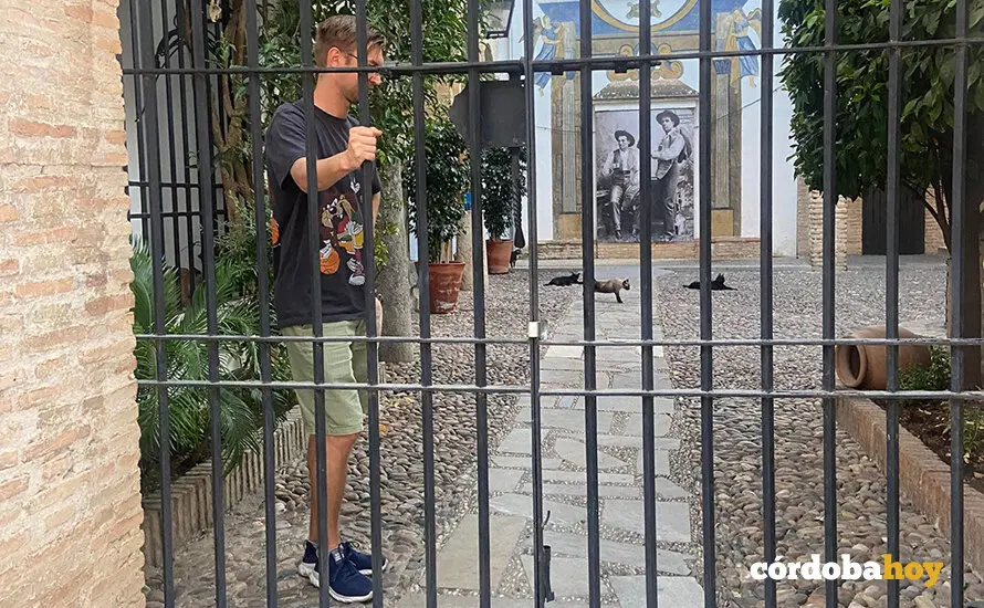 El turista que se qued&oacute; encerrado en el Zoco hace unos d&iacute;as FOTO NODO CORDUBA