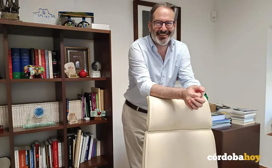 El delegado del Gobierno andaluz en C&oacute;rdoba, Adolfo Molina, en su despacho FOTO EUROPA PRESS