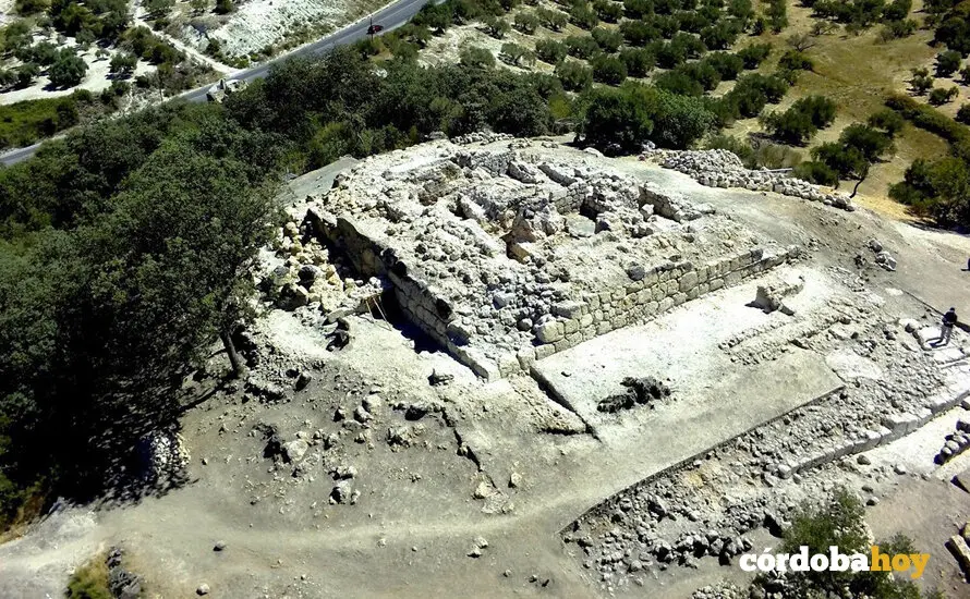 El yacimiento del Cerro de la Merced de Cabra FOTO JUNTA DE ANDALUC&Iacute;A