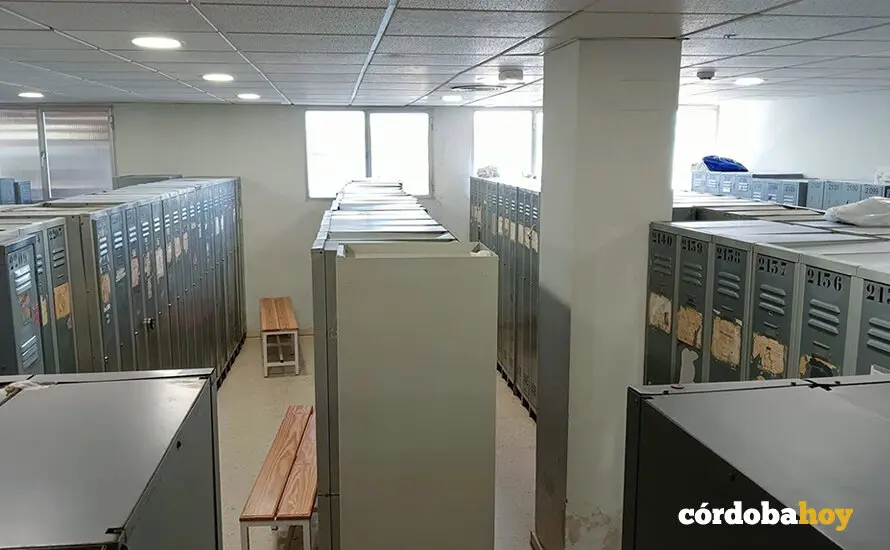 Zona de taquillas en el Hospital Reina Sof&iacute;a de C&oacute;rdoba FOTO CCOO