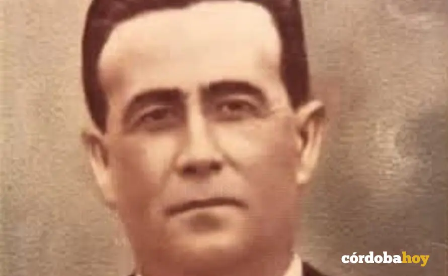 Fotograf&iacute;a del que fuera alcalde de Aguilar de la Frontera, el socialista Jos&eacute; Mar&iacute;a Le&oacute;n Jim&eacute;nez, fusilado por los franquistas en el verano de 1936 FOTO AREMEHISA