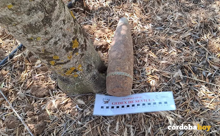 Imagen de ob&uacute;s encontrado en Valsequillo FOTO GUARDIA CIVIL