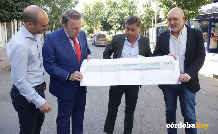 Presentaci&oacute;n del proyecto para la peatonalizaci&oacute;n definitiva de La Vi&ntilde;uela, en una imagen de archivo FOTO AYUNTAMIENTO DE C&Oacute;RDOBA
