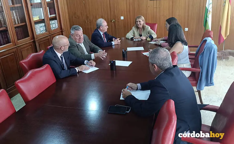Encuentro de esta ma&ntilde;ana en la Subdelegaci&oacute;n para hablar de la energ&iacute;a el&eacute;ctrica den la Zona Norte de la provincia