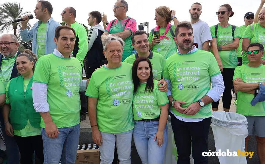 Jos&eacute; Antonio Nieto (izquierda) en su participaci&oacute;n en la carrera de la AECC