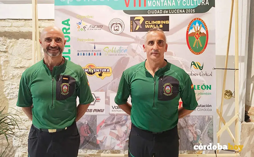 El Grupo de Rescate e Intervenci&oacute;n en Monta&ntilde;a de la Guardia Civil, en la VIII edici&oacute;n de las jornadas de 'Monta&ntilde;a y Cultura' de Lucena FOTO GUARDIA CIVIL