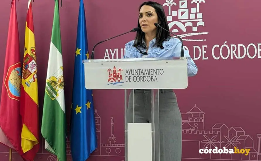 La viceportavoz del PSOE en el Ayuntamiento de C&oacute;rdoba, Mamen Gonz&aacute;lez FOTO PSOE