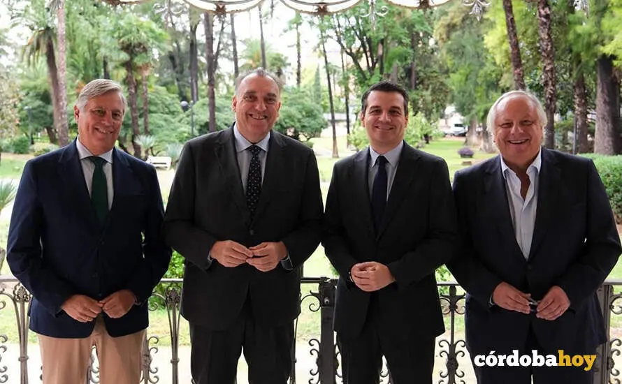 Miguel Mirones, Arturo Bernal, Jos&eacute; Mar&iacute;a Bellido y Jos&eacute; Carlos Escribano FOTO AYUNTAMIENTO DE C&Oacute;RDOBA