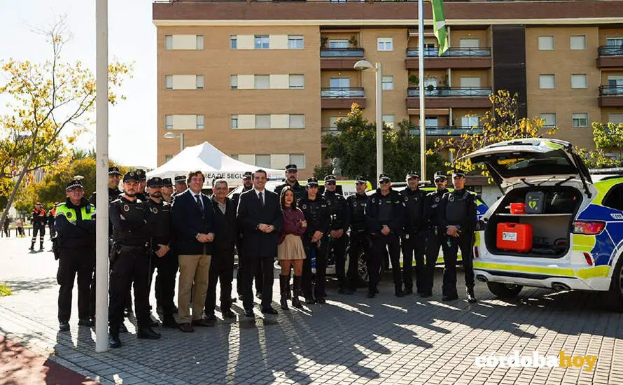 Presentaci&oacute;n de la 'Unidad Rayo' de Polic&iacute;a Local para el Distrito Sur, en una imagen de archivo FOTO AYUNTAMIENTO DE C&Oacute;RDOBA