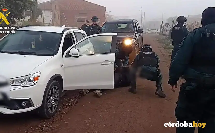 Operaci&oacute;n Albus de la Guardia Civil en Pe&ntilde;arroya-Pueblonuevo FOTO GUARDIA CIVIL