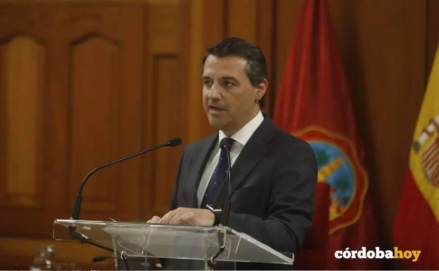Jos&eacute; Mar&iacute;a Bellido, en el debate sobre el estado de la ciudad FOTO RAFA MELLADO SENIOR