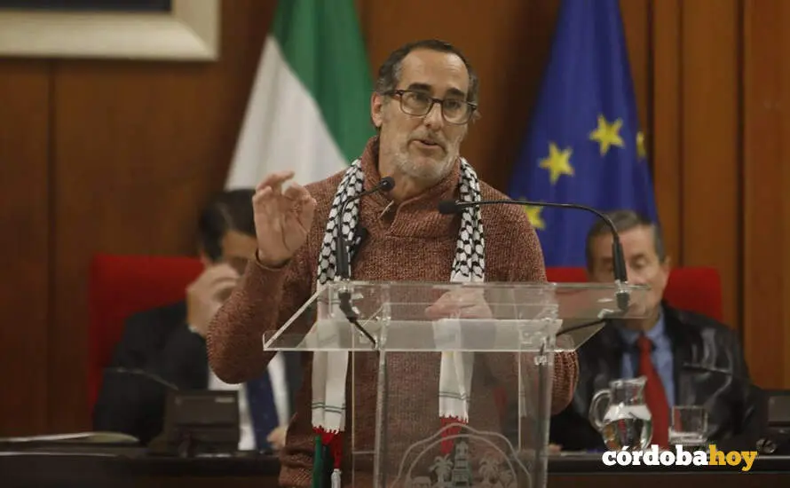 Juan Hidalgo, portavoz de Hacemos C&oacute;rdoba, en el debate sobre el estado de la ciudad FOTO AYUNTAMIENTO DE C&Oacute;RDOBA