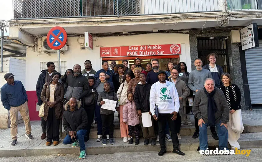 Encuentro celebrado en la agrupaci&oacute;n socialista del Distrito Sur de C&oacute;rdoba FOTO PSOE DE C&Oacute;RDOBA