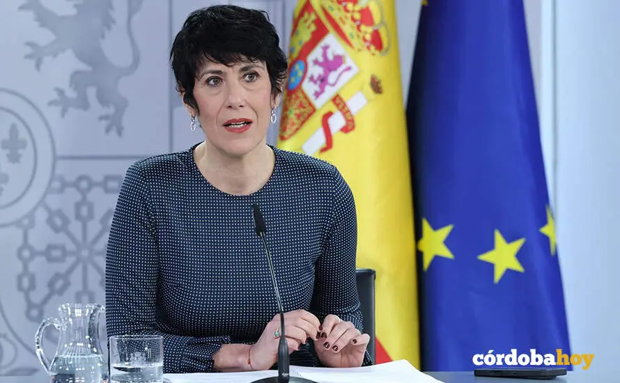 La ministra de Seguridad Social, Inclusi&oacute;n y Migraciones, y Portavoz del Gobierno, Elma Saiz