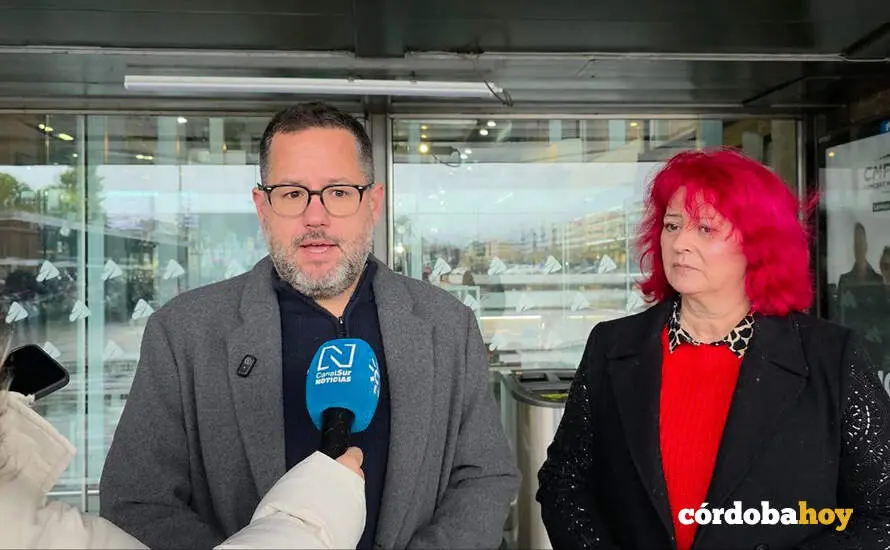 Jos&eacute; Ignacio Garc&iacute;a y Mariv&iacute; Serrano, en C&oacute;rdoba FOTO ADELANTE ANDALUC&Iacute;A
