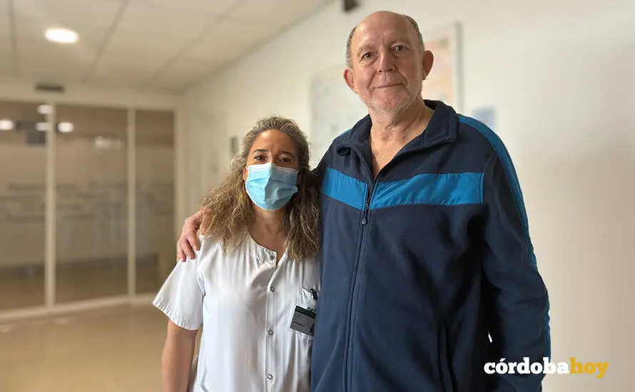Jos&eacute; G&oacute;mez Prieto, uno de los heridos en el accidente ferroviario de Adamuz, ha recibido hoy el alta m&eacute;dica FOTO HURS