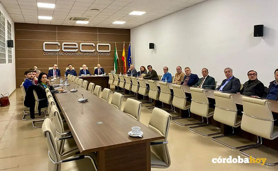 Comit&eacute; ejecutivo de CECO reunido hoy FOTO CECO