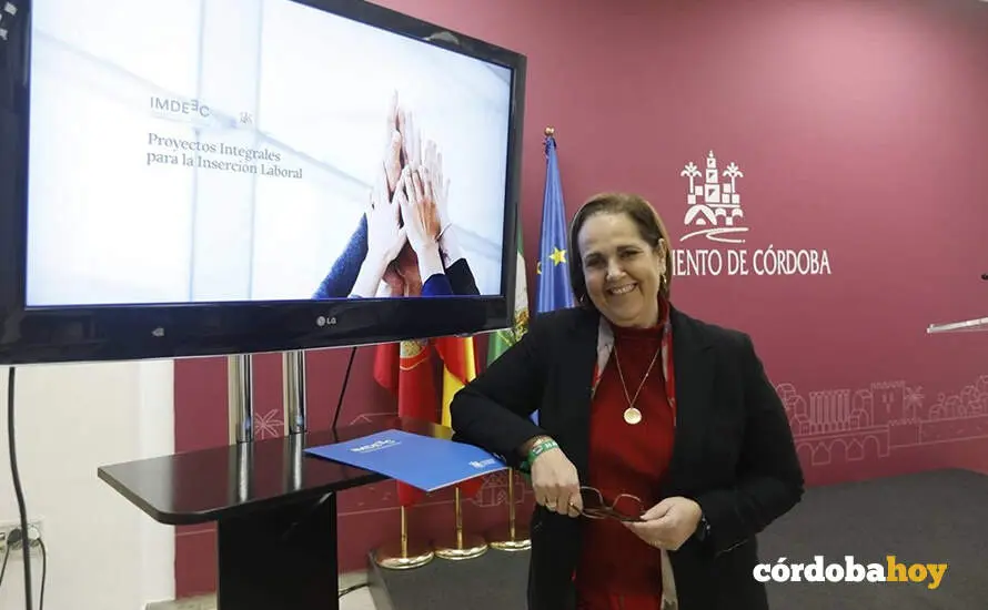 Blanca Torrent, presidenta del Imdeec FOTO AYUNTAMIENTO DE CORDOBA