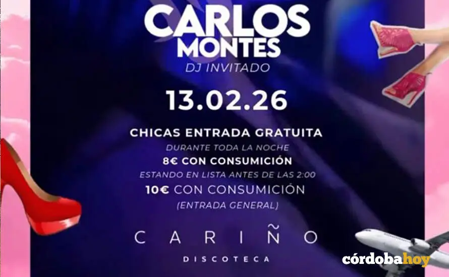 La publicidad de la discoteca Cari&ntilde;o que Facua considera discriminatorias y sexista IMAGEN FACUA C&Oacute;RDOBA
