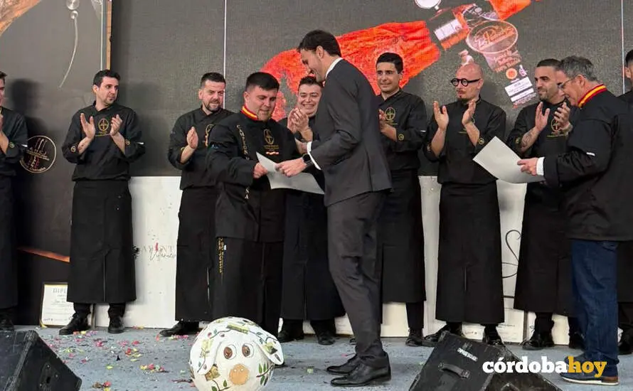 Entrega de premios del concurso de cortadores en Villanueva de C&oacute;rdoba FOTO ESVERDE COMUNICACI&Oacute;N