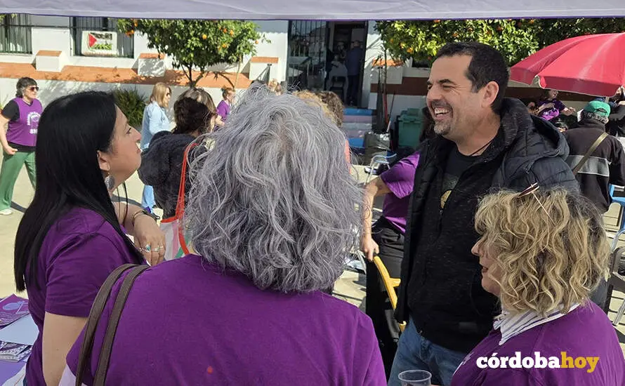 Javier Quijada en un acto de la Asamblea 8M de C&oacute;rdoba FOTO FACEBOOK DE PCA C&Oacute;RDOBA