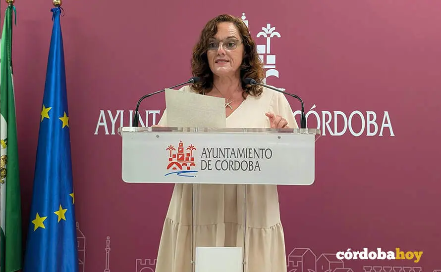 La edil del PSOE de C&oacute;rdoba Isabel Bernal, en una imagen de archivo FOTO PSOE