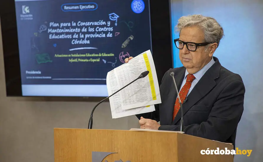 El presidente de la Diputaci&oacute;n de C&oacute;rdoba, Salvador Fuentes FOTO DIPUTACI&Oacute;N DE C&Oacute;RDOBA