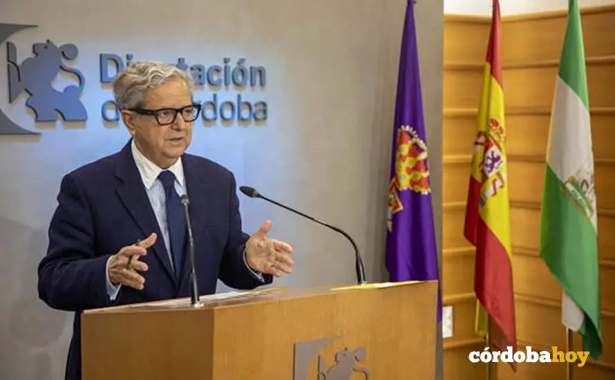 El presidente de la Diputaci&oacute;n, Salvador Fuentes FOTO DIPUTACI&Oacute;N DE C&Oacute;RDOBA