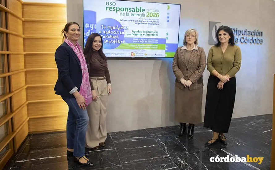 Presentaci&oacute;n del Programa de Intervenci&oacute;n Familiar en Situaciones de Pobreza Energ&eacute;tica FOTO DIPUTACI&Oacute;N DE C&Oacute;RDOBA