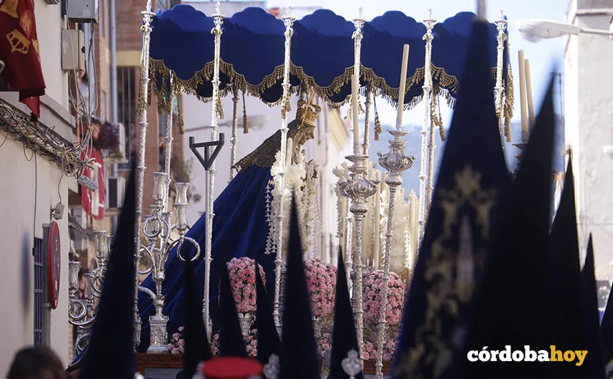 Salida procesional de la hermandad de la Estrella
