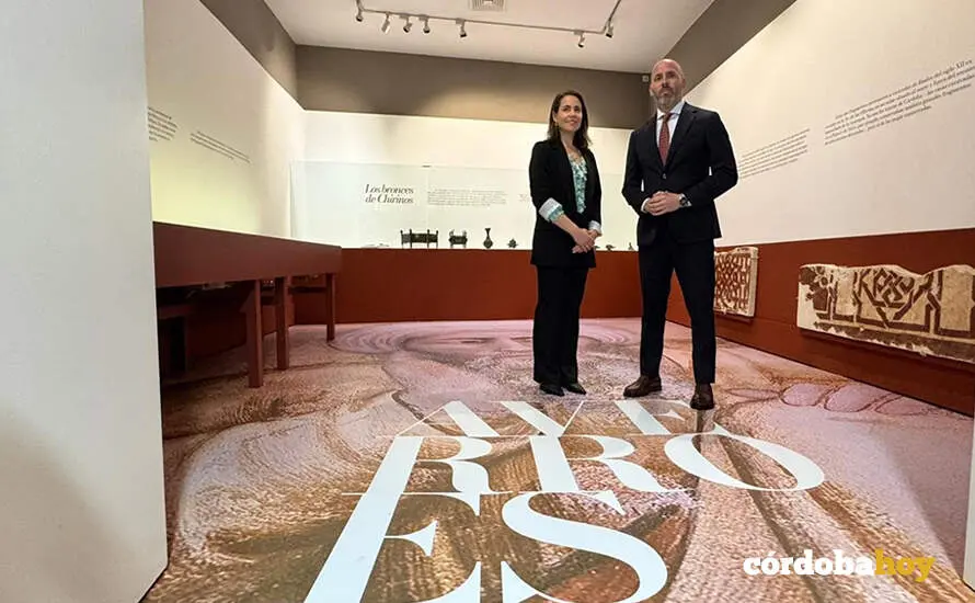 El delegado de Cultura de la Junta en C&oacute;rdoba, Eduardo Lucena, en la exposici&oacute;n FOTO JUNTA DE ANDALUC&Iacute;A