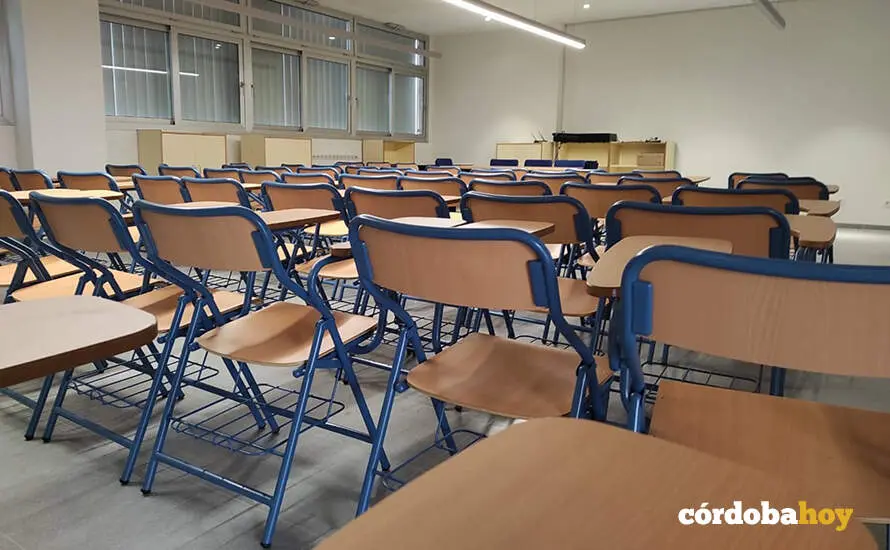 Interior de un aula de un colegio p&uacute;blico cordob&eacute;s FOTO EUROPA PRESS