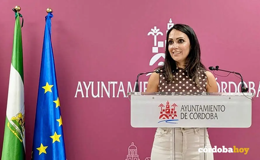 La concejala del PSOE en el Ayuntamiento de C&oacute;rdoba Mamen Gonz&aacute;lez, en una imagen de archivo FOTO PSOE