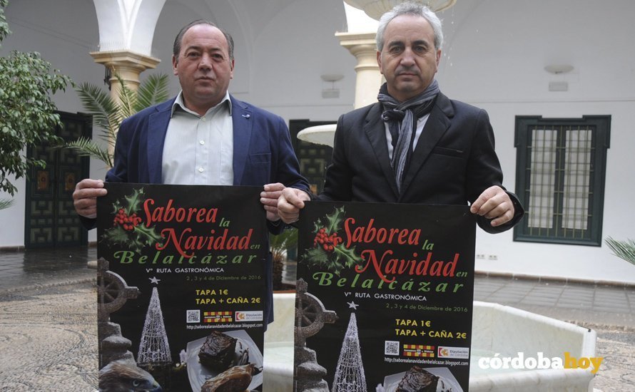 Presentación del cartel de 'Saborea la Navidad' de Belalcázar