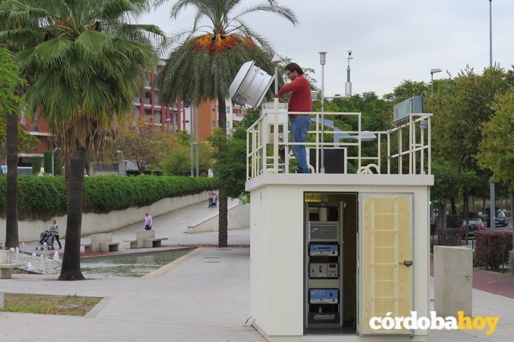 Estación de medición de la calidad del aire en Córdoba