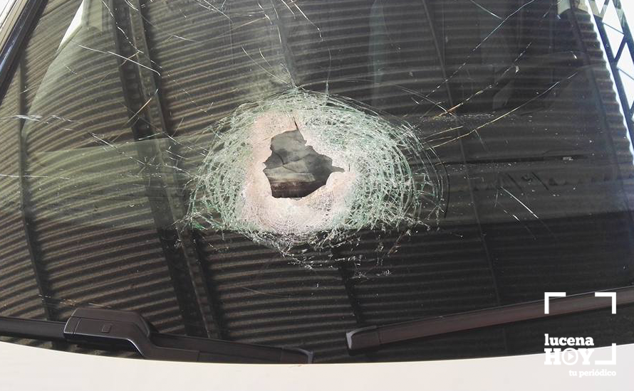 La Guardia Civil confirma más de una decena de denuncias por impacto de piedras sobre vehículos que circulaban por la A-45 entre Montilla y Aguilar