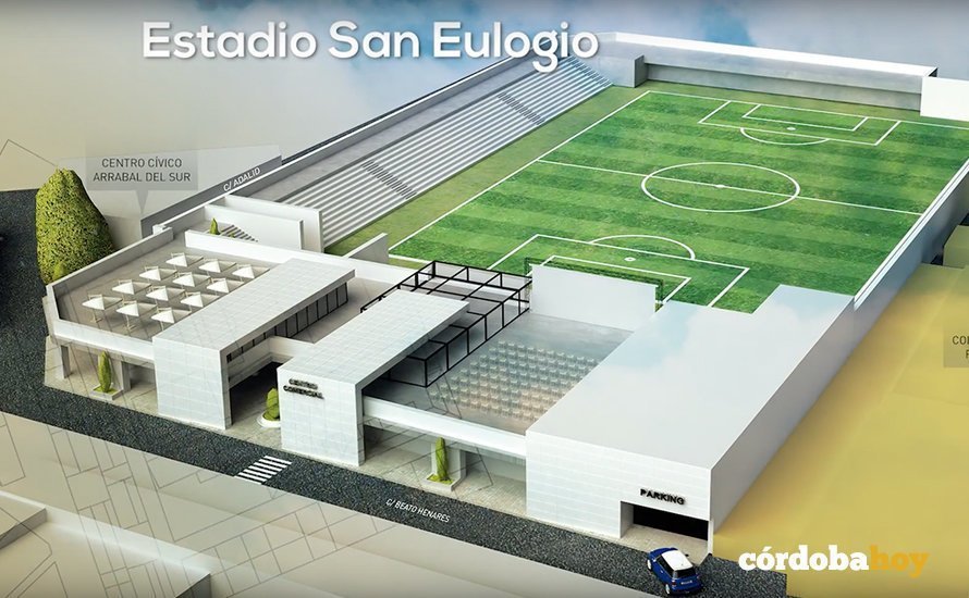 Proyecto de la época del PP para el estadio de San Eulogio