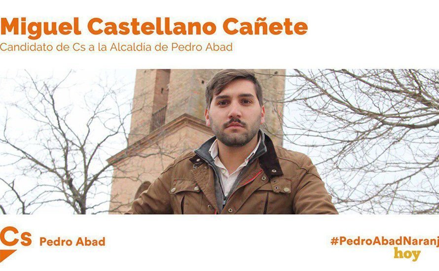 Miguel Castellano Cañete candidato de Ciudadanos en Pedro Abad
