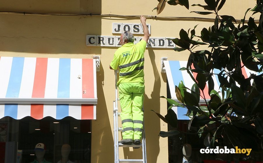 Cambio de l nombres de calle José Cruz Conde