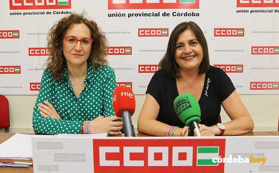 Nuria López y Marina Borrego, hoy en Córdoba