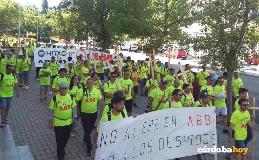 Jornada de Huelga de ABB en Madrid