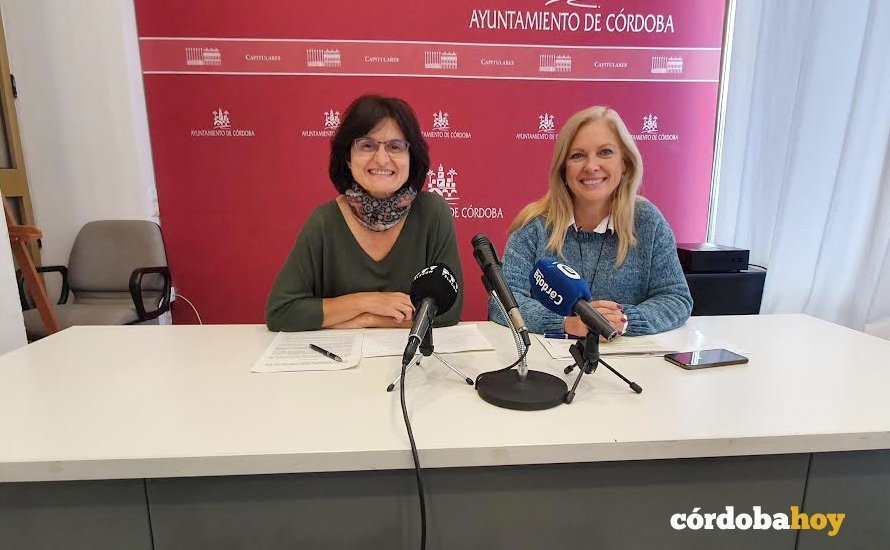 Amparo Pernichi y Cristina Pedrajas