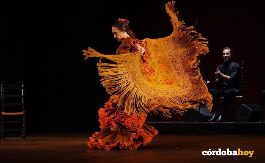 Florencia Oz, una de las ganadoras del concurso de arte flamenco