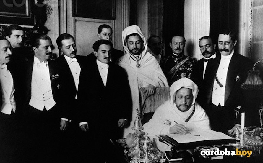 Firma del tratado en la Conferencia de Algeciras de 1906