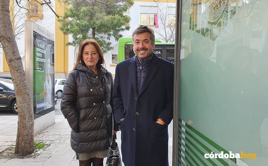 Ana Tamayo y Miguel Ángel Torrico, gerente y presidente de Aucorsa, respectivamente