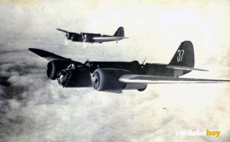 Aviones Katiuska sobrevolando los cielos en la Guerra Civil Española