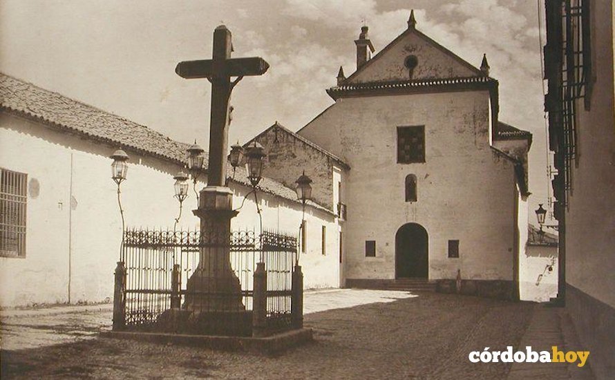 Convento de los Capuchinos al fondo. FOTO DE LA COLECCIÓN EMILIO GODES DEL ARCHIVO MUNICIPAL