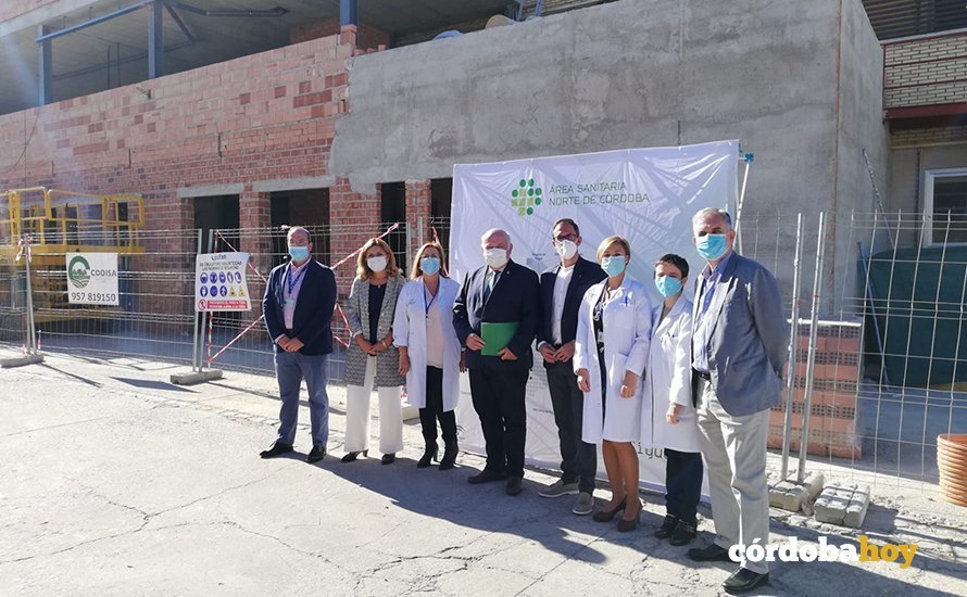 Jesús Aguirre visita las obbras del Hospital de Pozoblanco