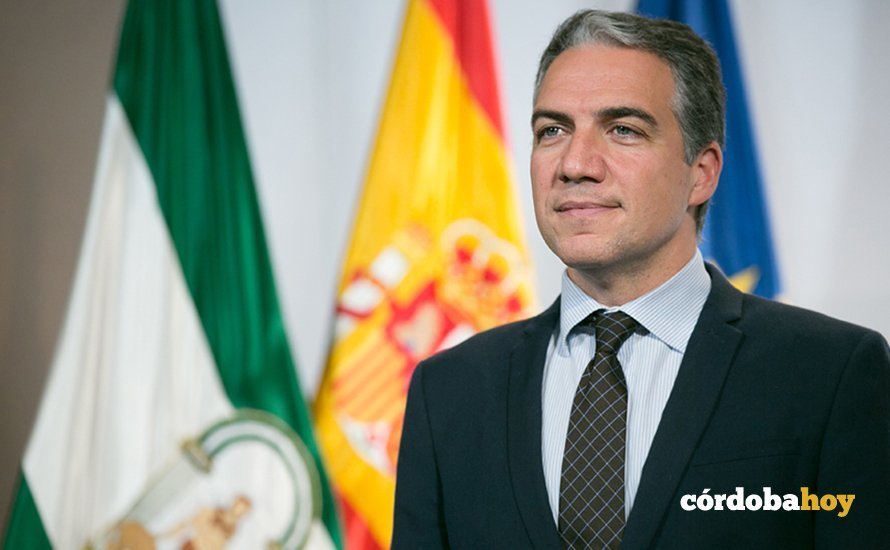 Elías Bendodo, el consejero de la Presidencia, Administración Pública e Interior y portavoz del Gobierno andaluz
